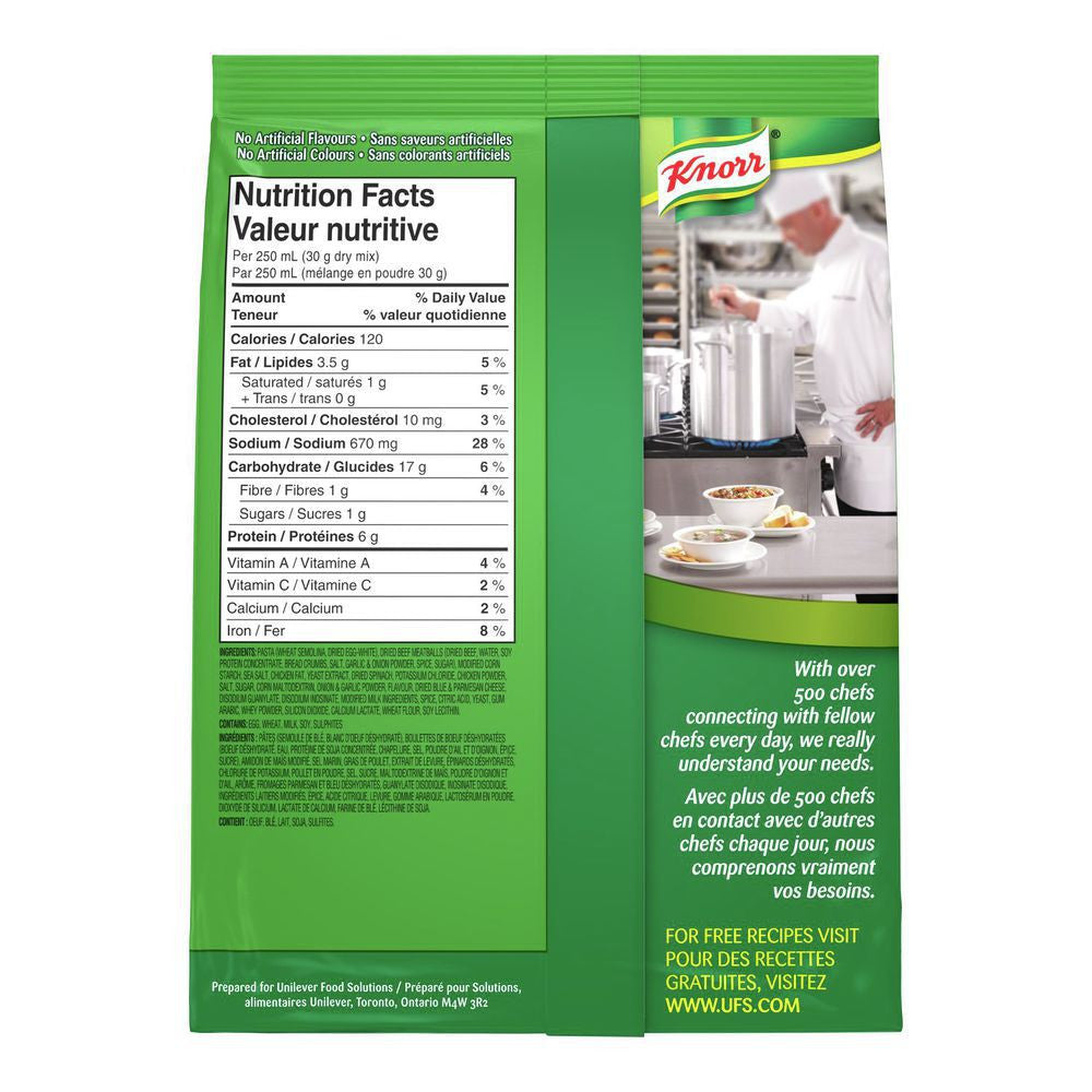 Knorr Soup du jour Italian Style Wedding with Meatballs soup mix, 515g/18.2 oz. {Imported from Canada}