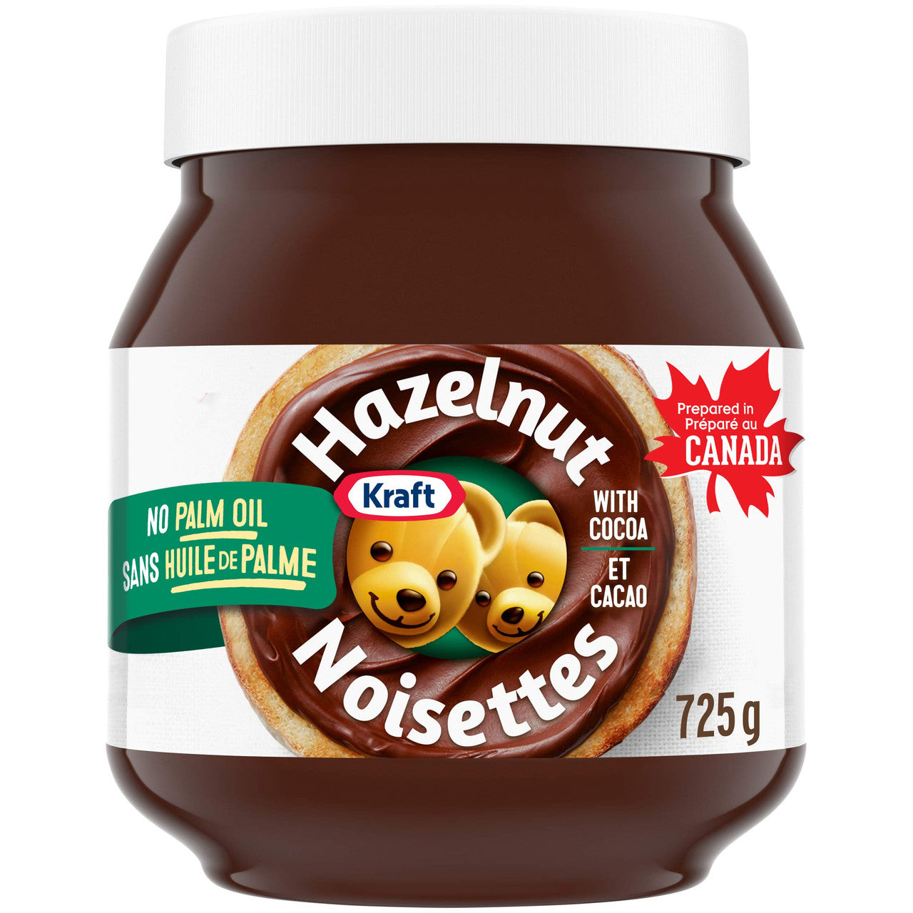 Kraft Hazelnut Spread, 725g/25.6 oz., (Pack of 6) {Imported from Canada}