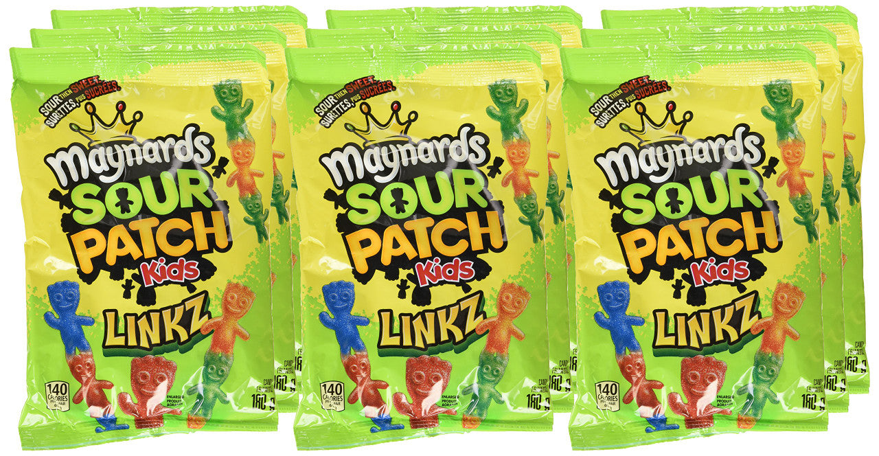 Maynards Linkz Sour Patch Kids, 180g, 9 Count Imported from Canada