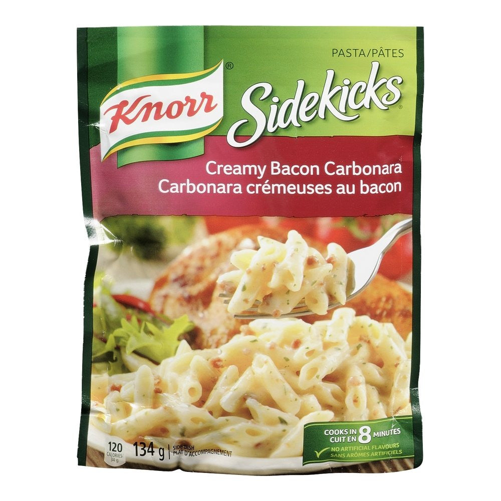 Knorr Sidekicks Creamy Bacon Carbonara Pasta 134g - {Imported from Canada}
