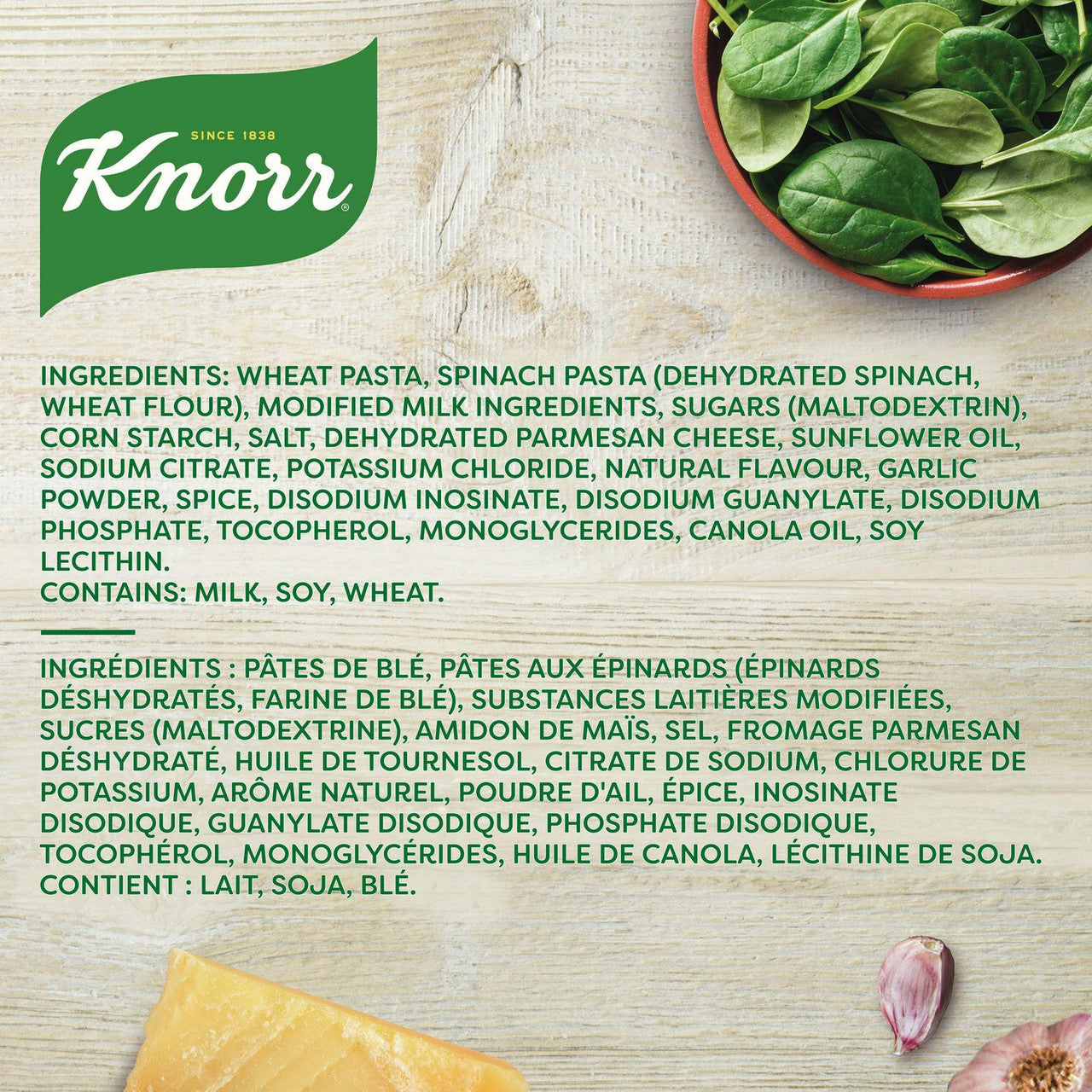 Knorr Sidekicks Fettucine Alfredo Pasta 133g/4.7oz, 8-Pack {Imported from Canada}