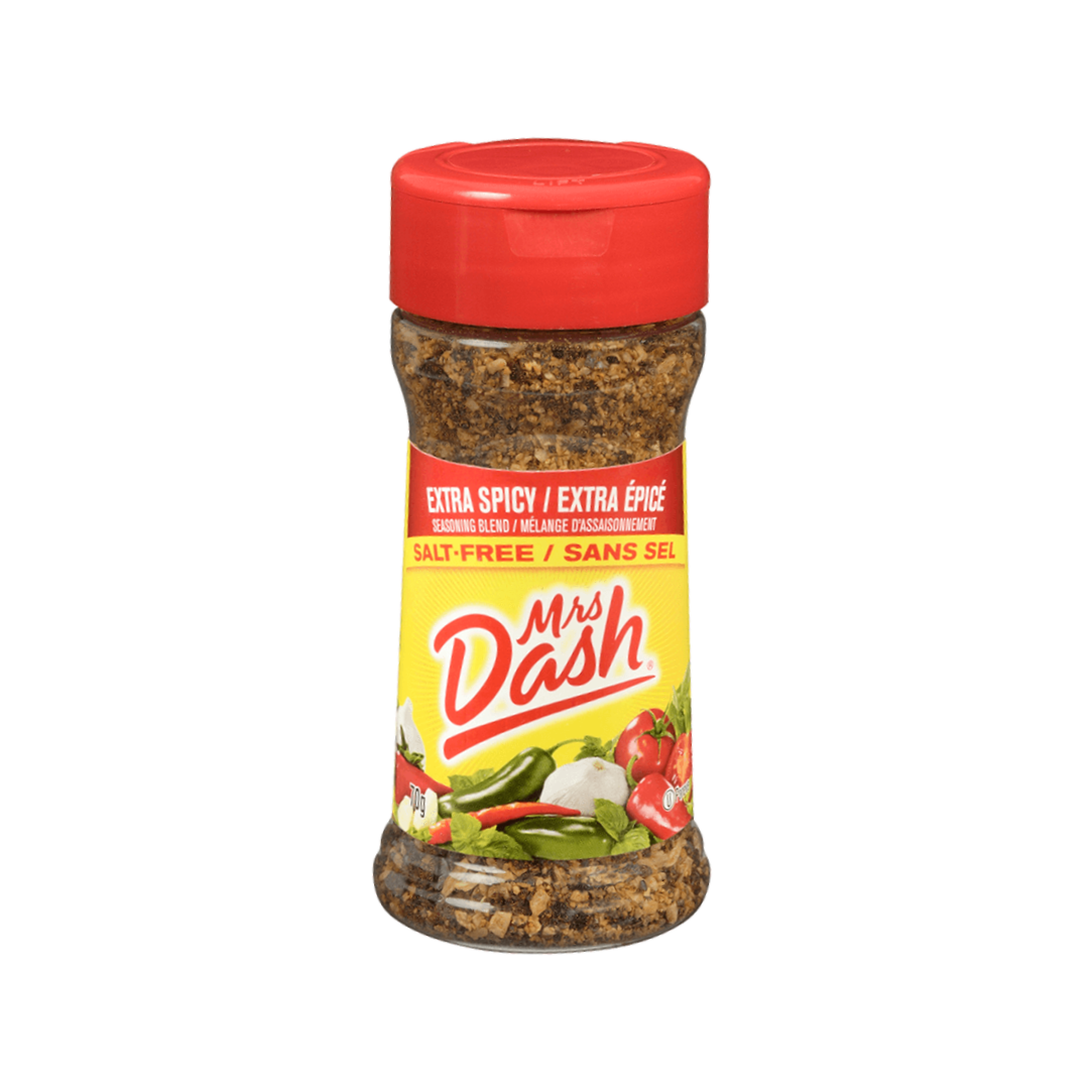 Dash Salt-Free Extra Spicy Seasoning, 70g/2.4 oz., Bottle {Imported from Canada}
