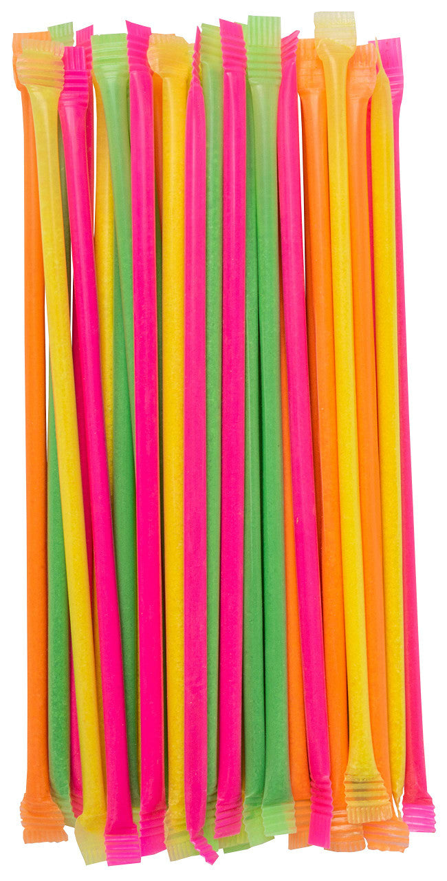 Neon Lazers Candy Powder Filled Straws, 120ct Box., {Imported from Canada}