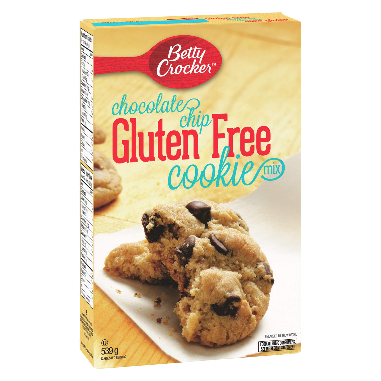 Betty Crocker Gluten Free Cookie Mix Chocolate Chip 539g/19 oz., {Canadian}