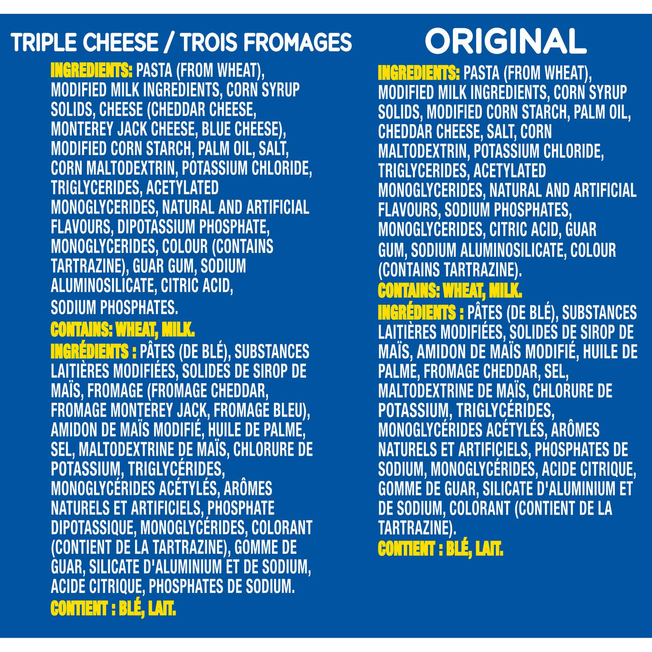 KD Snack Cups Variety Pack, Original & Triple Cheese Mac & Cheese, 58g Cups (12pk) {Imported from Canada}