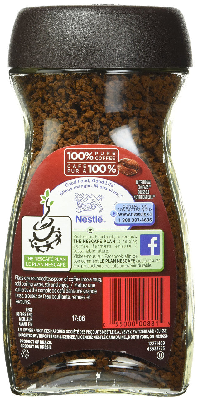Nescafe Rich Instant Coffee 170g/6 oz. Jar {Imported from Canada}