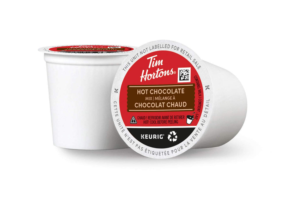 Tim Hortons Hot Chocolate, Single Serve Keurig Certified K-Cup Pods for Keurig Brewers, 10 Count