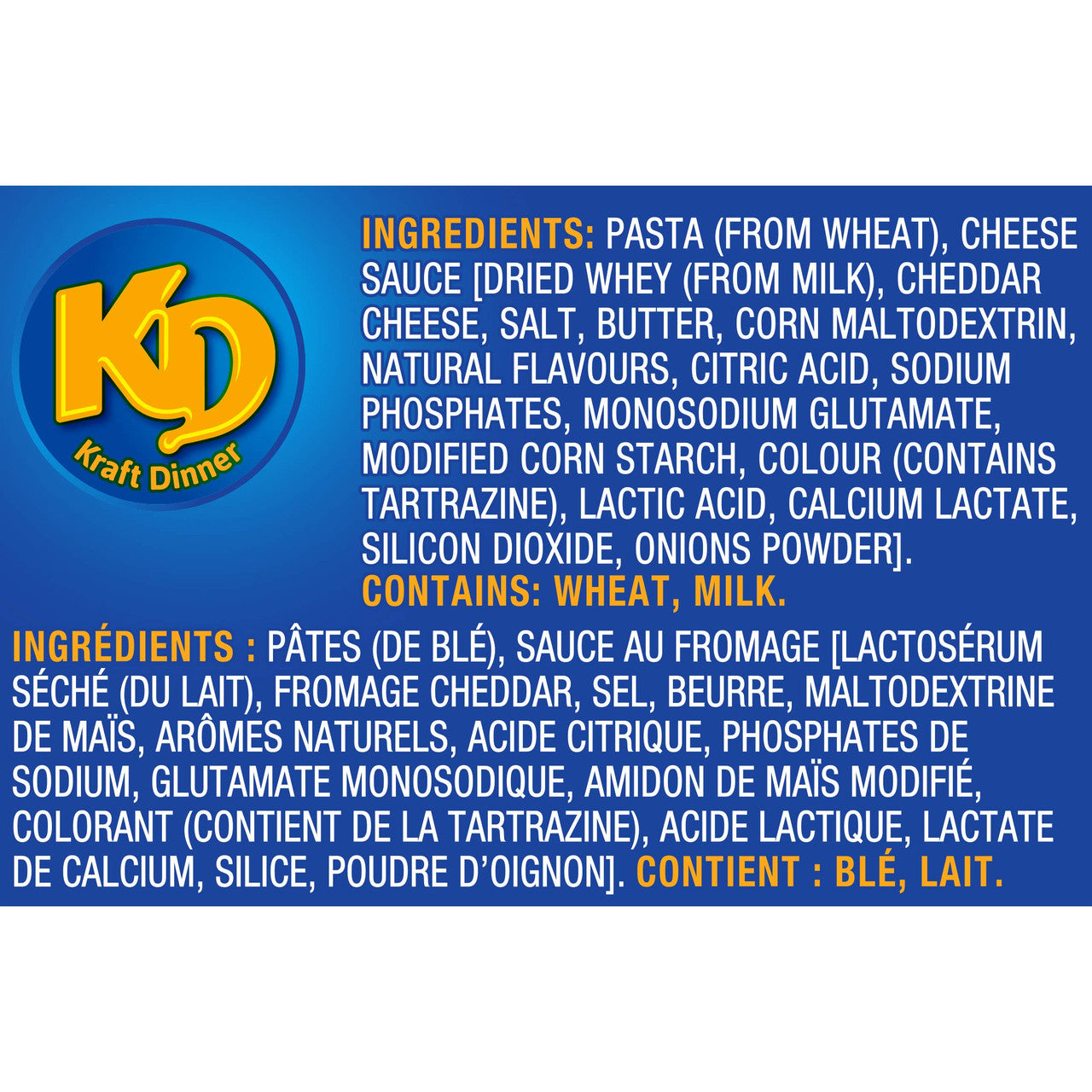 Kraft Dinner Sharp Cheddar Mac and Cheese, 200g/7.05oz 24pk  {Canadian}