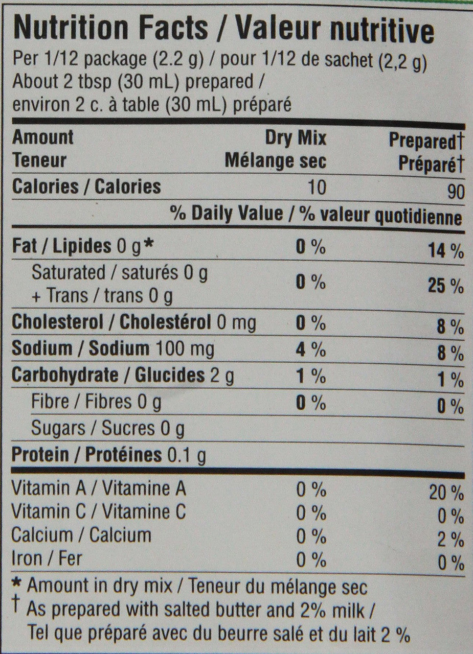 Knorr Classic Sauce Mix, Hollandaise, 26g/.9 oz., (3 Pack) {Imported from Canada}