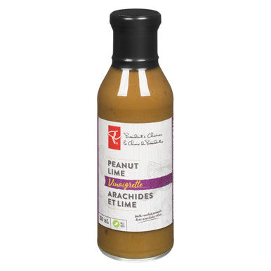 President's Choice Peanut Lime Vinaigrette 350ml/11.8 oz. {Imported from Canada}