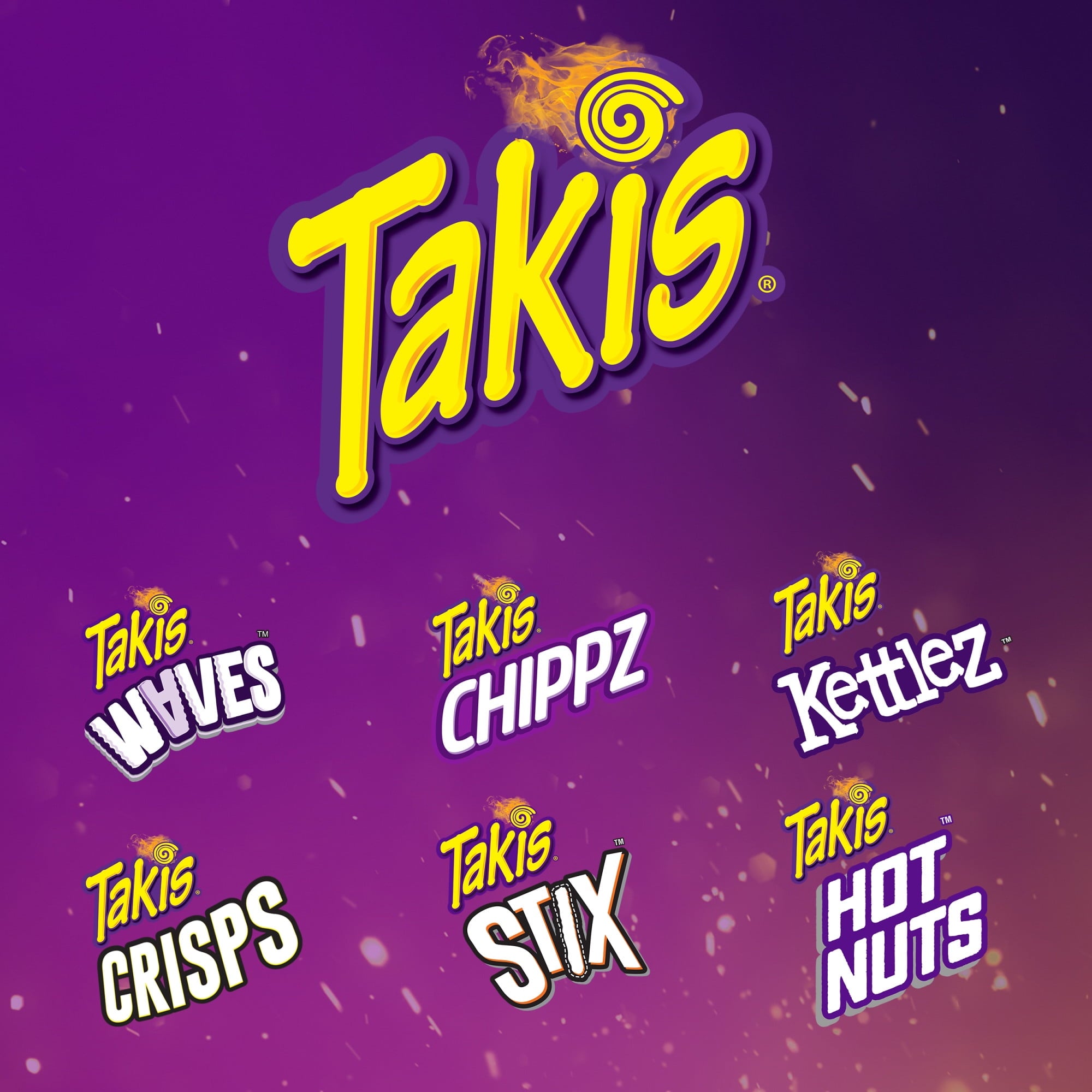 Different Takis flavors