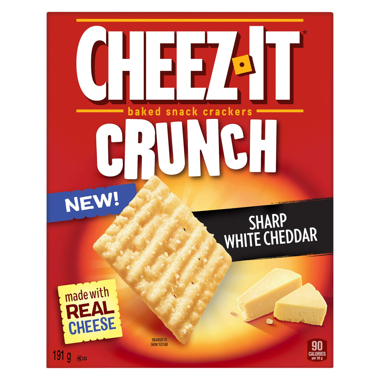 Cheez-It Crunch, Sharp White Cheddar, 191g/6.7 oz., {Imported from Canada}