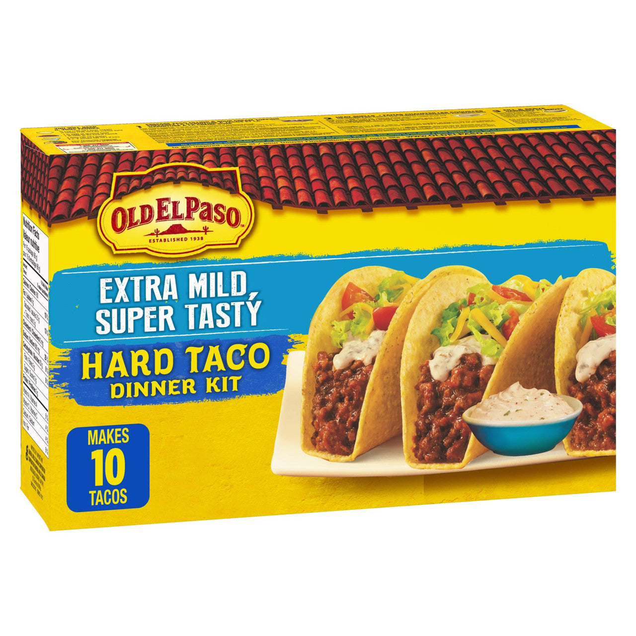 Old El Paso Hard Taco Extra Mild Super Tasty Dinner Kit , 330g/11.6 oz., {Imported from Canada}