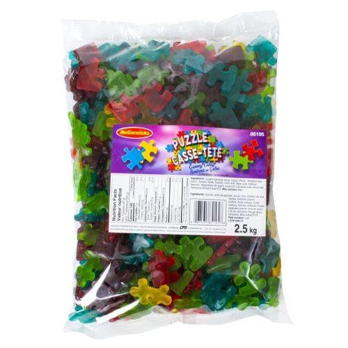 McCormicks Puzzle Gummy Candy 2.5kg/5.5lb Bag {Imported from Canada}
