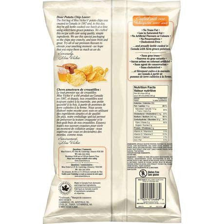 Miss Vickies Honey Dijon Kettle Cooked Potato Chips 200g/7.05oz, 2-Pack {Imported from Canada}