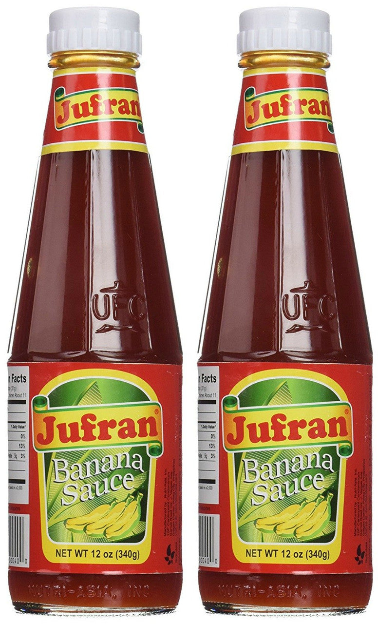 Jufran Banana Sauce Mild 340g/12 oz. (2 pack)  {Imported from Canada}