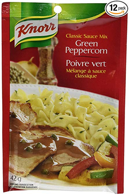 Knorr Green Peppercorn Sauce Mix 12x42g {Imported from Canada}
