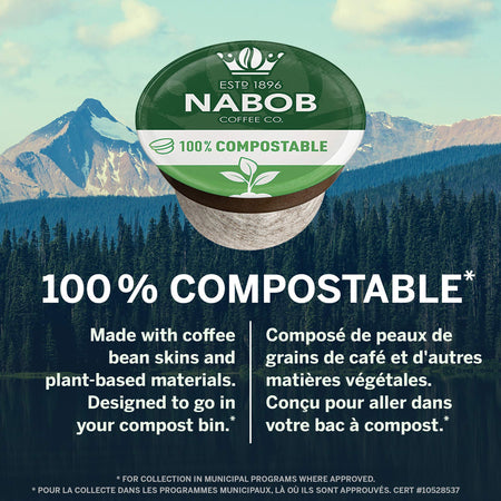 Kraft Nabob Breakfast Blend Coffee Pod, Compatible with Keurig K-Cup Brewers, 12-Count