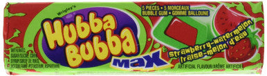 Hubba Bubba Max, Strawberry-Watermelon 18ct  {Imported from Canada}