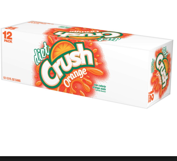 Crush Diet Orange Drink Cans 355ml 12floz (12pk)  {Imported from Canada}