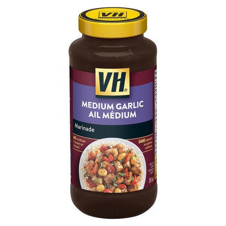 VH Medium Garlic Cooking Sauce, 341ml/11.5oz, Jar, {Imported from Canada}