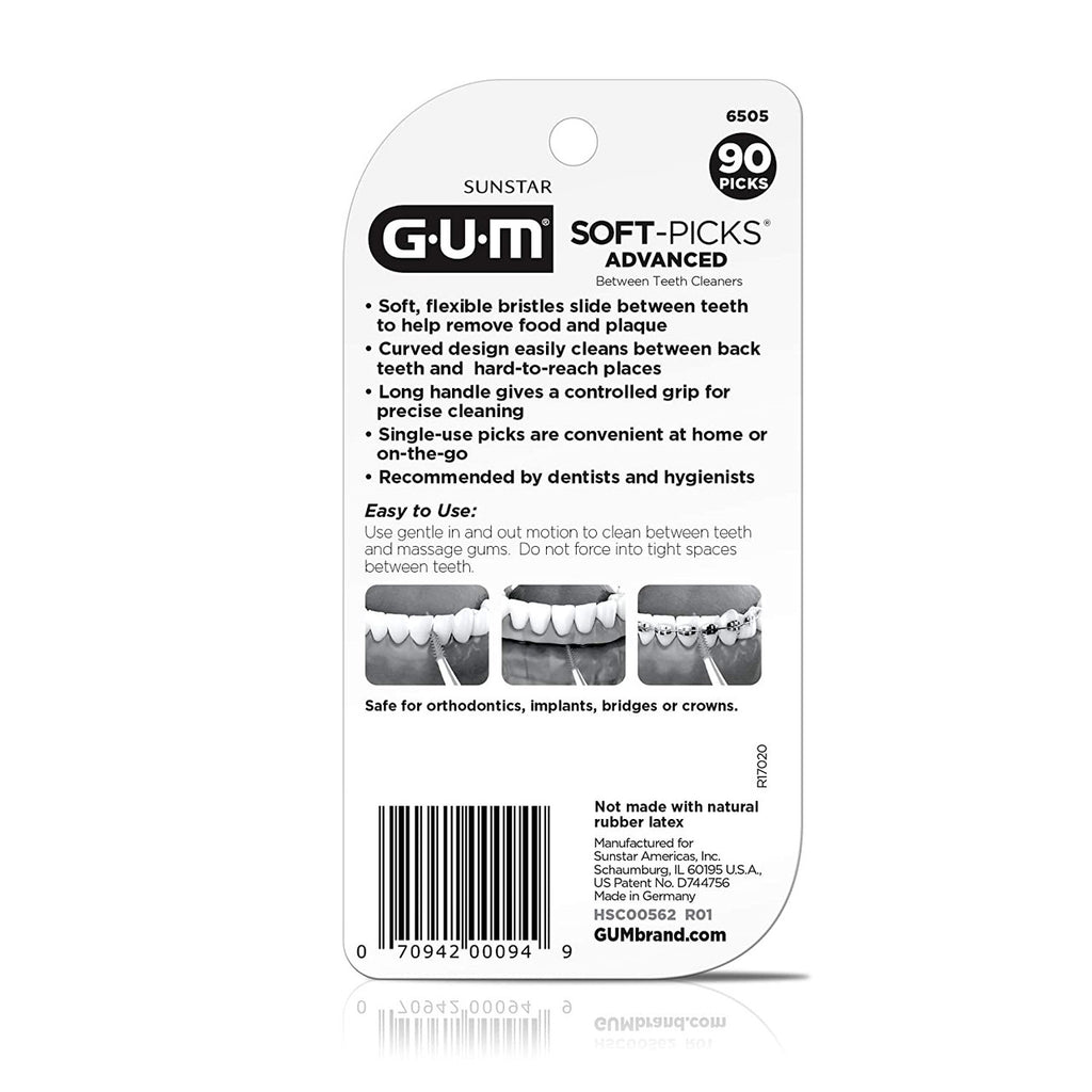 Gum Soft-Picks Advanced Dental Picks (Pack of 90) {Imported from Canada}