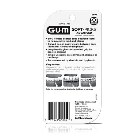 Gum Soft-Picks Advanced Dental Picks (Pack of 90) {Imported from Canada}