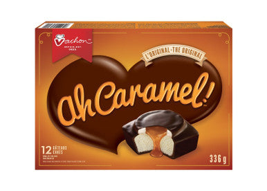 Vachon Ah Caramel! Cake, 1 Count, 336g/11.9 oz.,  {Imported from Canada}