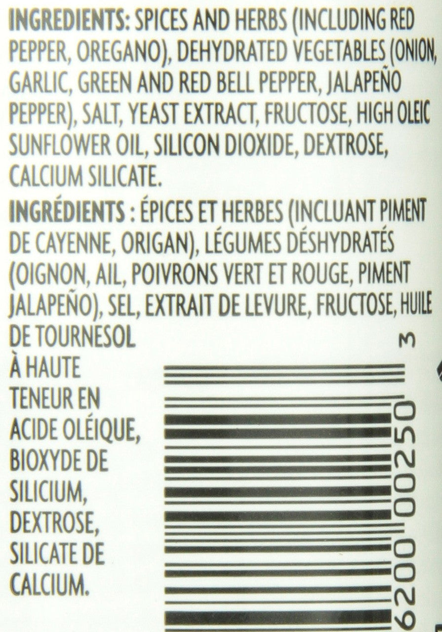 Club House Signature Blends Tex Mex One Step Seasoning, 136g/4.8oz, (Imported from Canada)