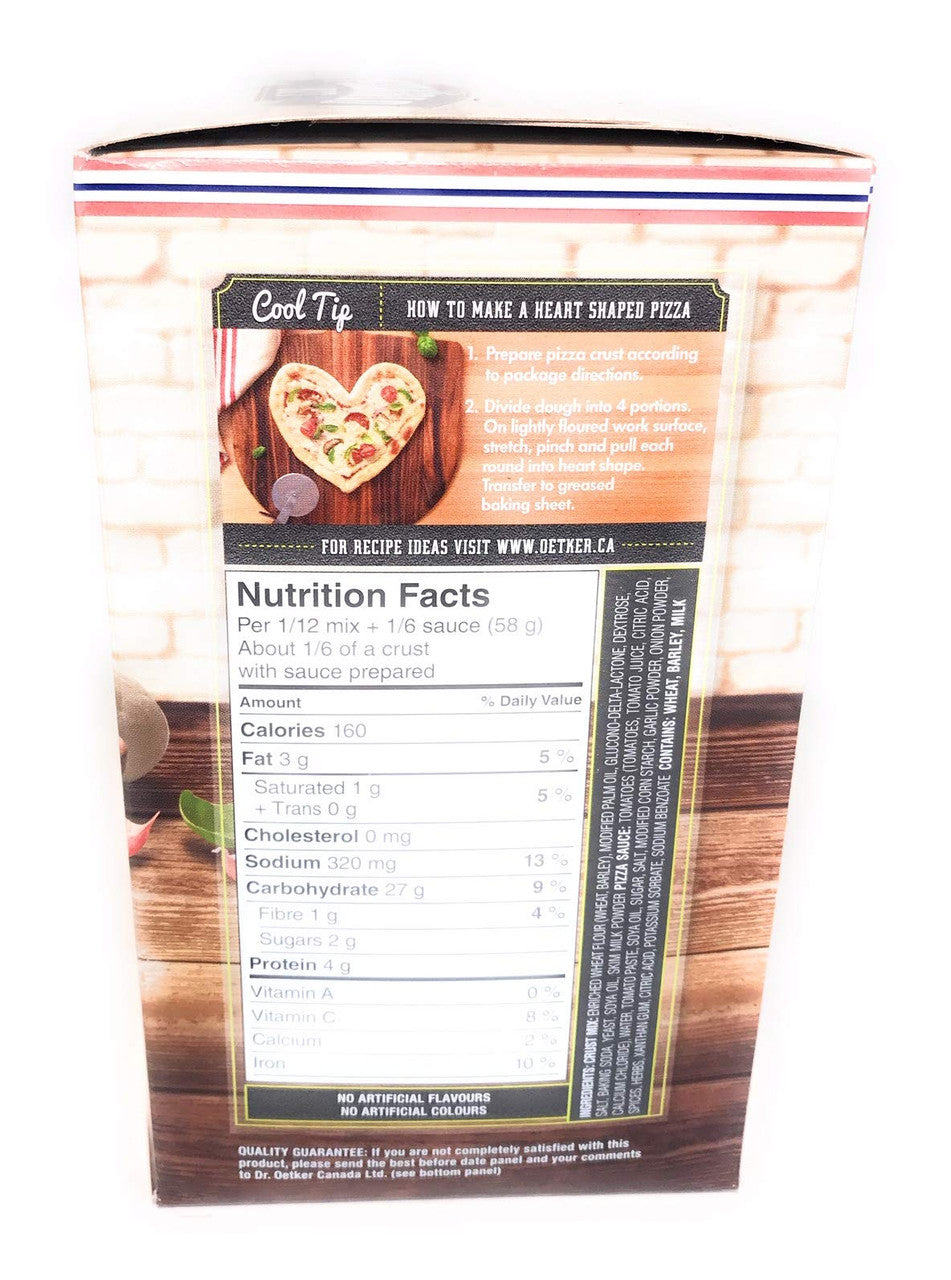 Dr. Oetker Pizzaiolo Kit 700g/24.7 oz {Imported from Canada} Caffeine