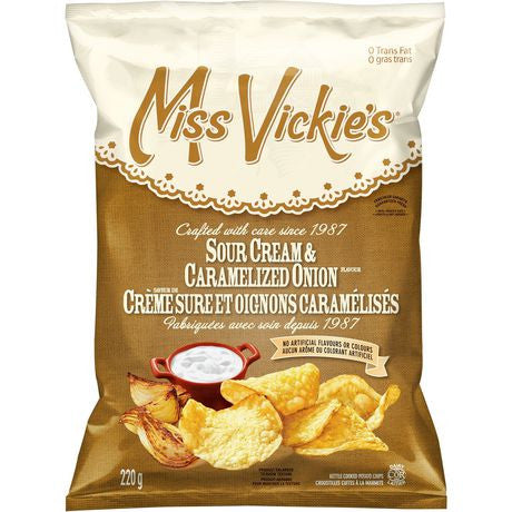 Miss Vickie's Kettle Cooked Sour Cream & Caramelized Onion Chips {Canadian}