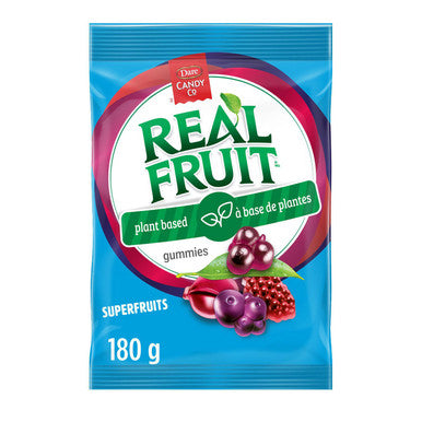 Dare RealFruit Gummies, Superfruits Candy, 180g/6.3oz., {Imported from Canada}