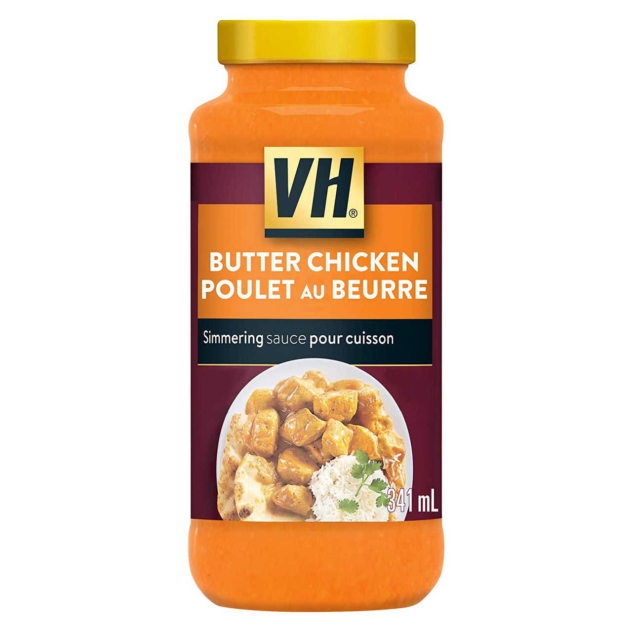 VH Butter Chicken Cooking Sauce, 341ml/11.5oz, Jar {Imported from Canada}