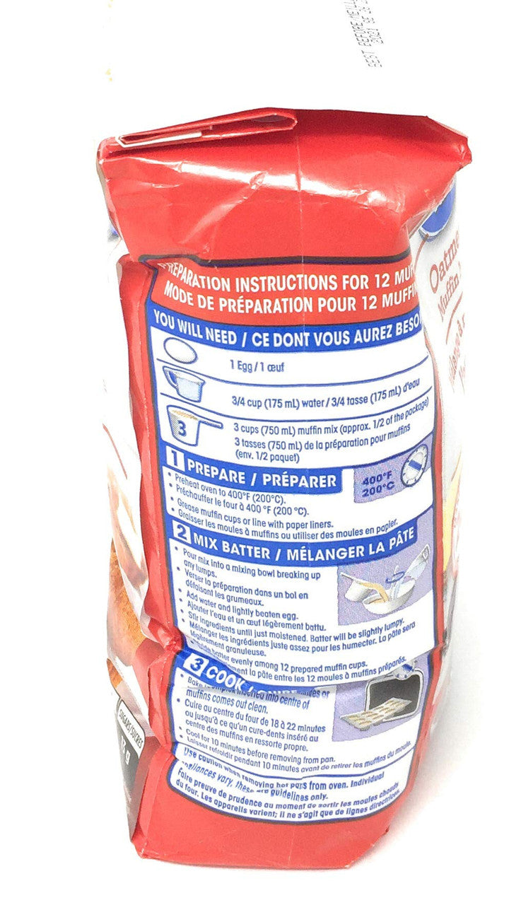 Great Value Oatmeal Muffin Mix - 900g/2 lbs., {Imported from Canada}