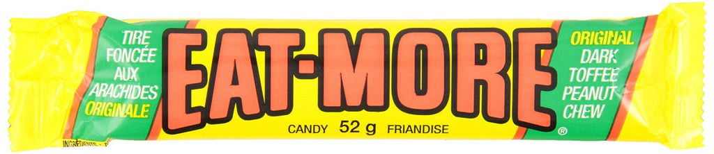 Hershey EAT-MORE Chocolate Bars, 24 Count (52g/1.8 oz) {Imported from Canada}