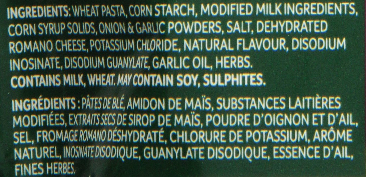 Knorr Sidekicks Pasta, Creamy Garlic Raffaello, Side Dishes, 137g/4.8g,8ct, {Imported from Canada}