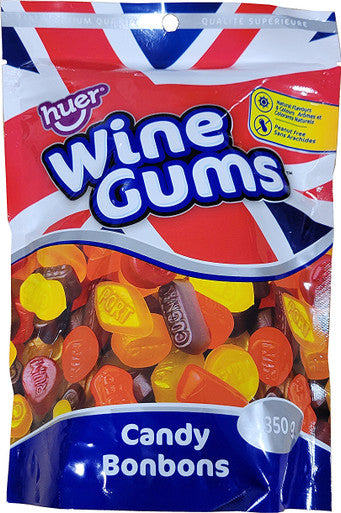 Huer Wine Gums, Gummy Candy, 350g/12.3 oz., {Imported from Canada}