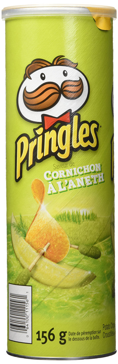 Pringles Dill Pickle Chips, 156g/5.5 oz., {Imported from Canada}