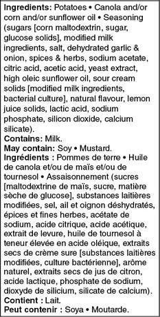 Great Value, Gluten Free Creamy Garlic and Dill Extreme Flavoured Rippled Chips, 200g/7oz. (Imported from Canada)