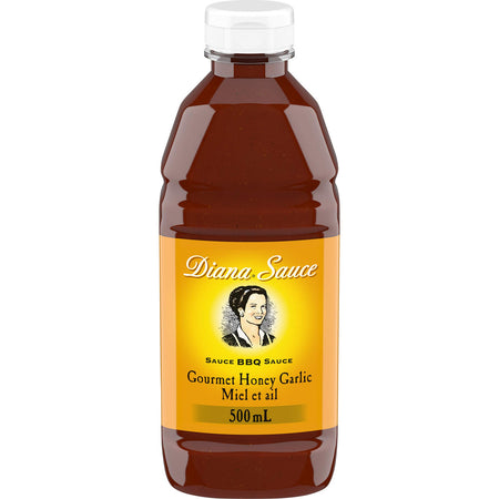 DIANA Sauce, Honey Garlic, 1ct,  500ml /16.9 oz  {Imported from Canada}