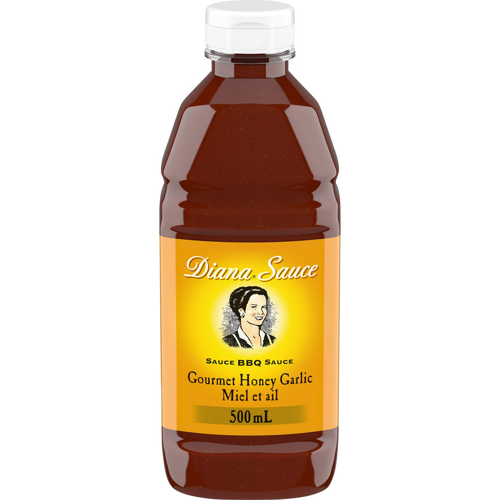 Diana Sauce, Honey Garlic Barbecue, 500mL (Pack of 10) {Imported from Canada}