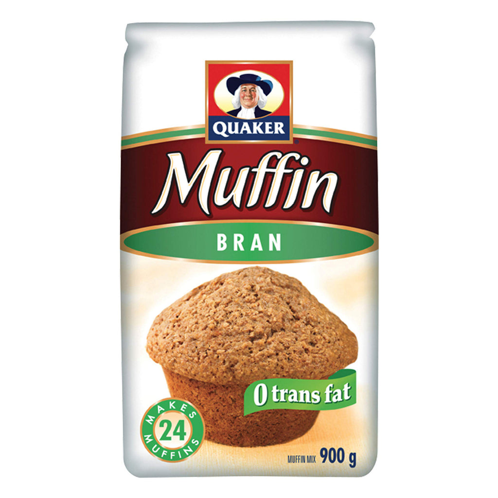 Quaker Muffin Mix Bran, 12ct, 900g, {Imported from Canada}