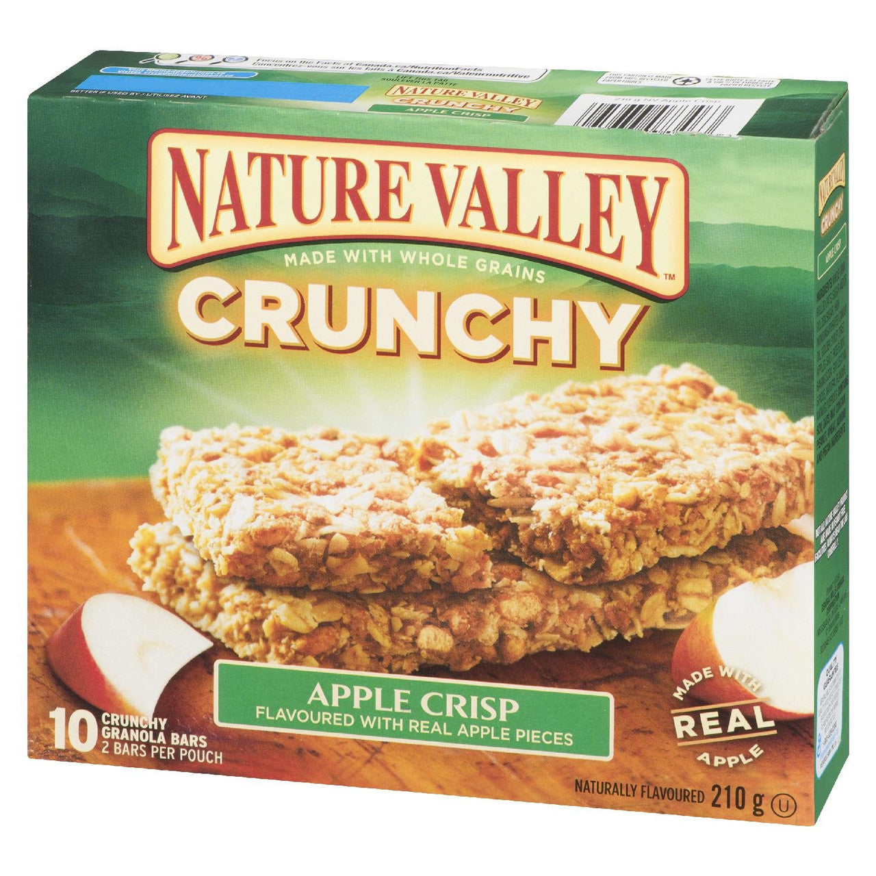 Nature Valley Crunchy Apple Crisp, (10ct), 210g/7.4 oz., {Imported from Canada}