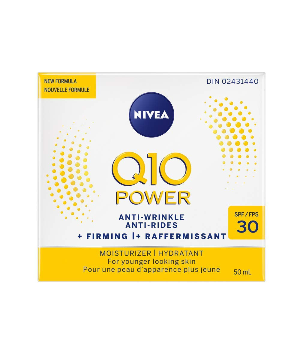 NIVEA Q10 Plus ANTI-WRINKLE with SPF 30 Day Care Cream 50 ml size (1.69 oz)