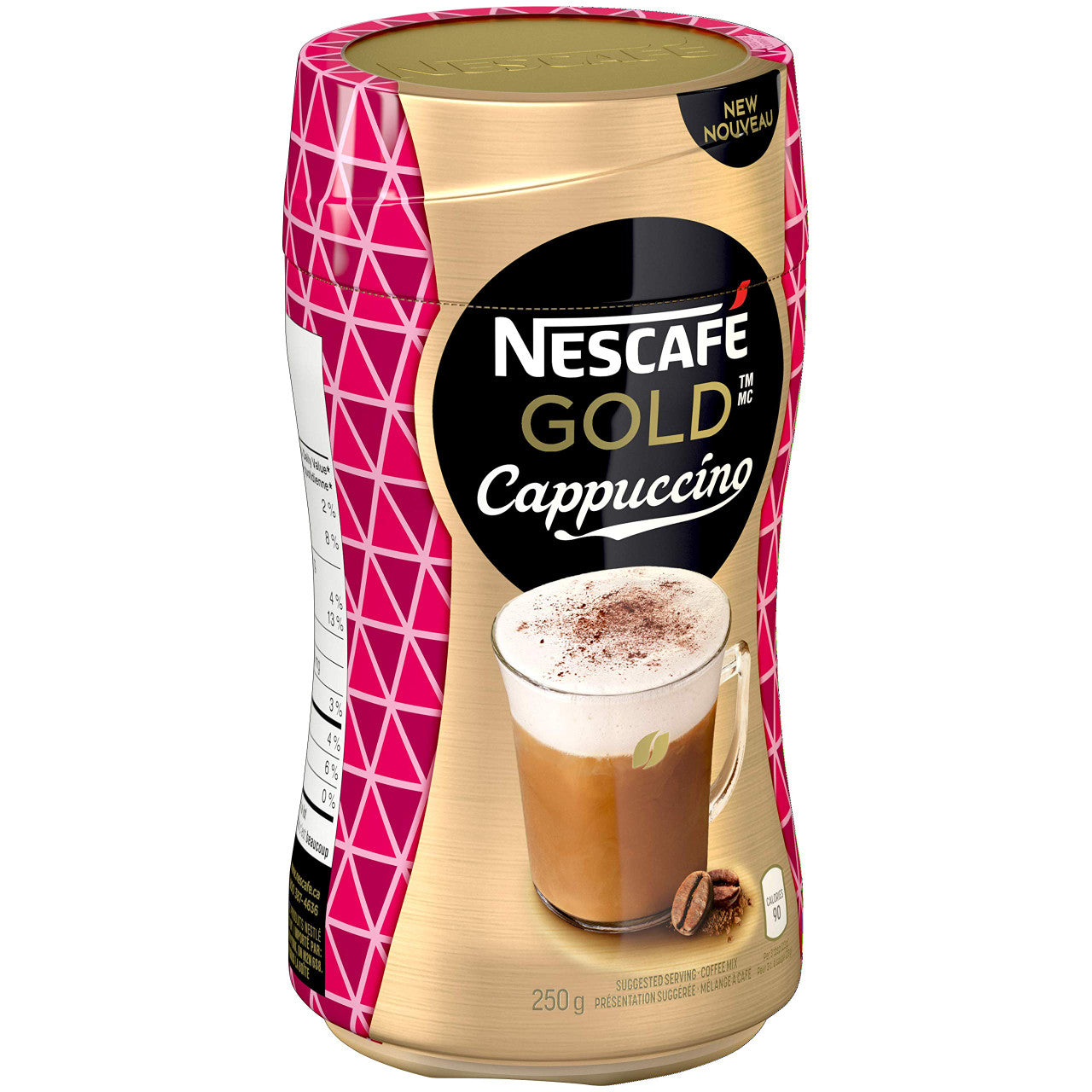 NESCAFE Gold Cappuccino Coffee Jar, 250g/8.8 oz., {Imported from Canada}