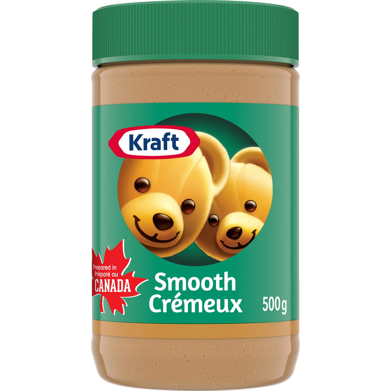 KRAFT Peanut Butter - Smooth 500g/17.6oz. (Imported from Canada)