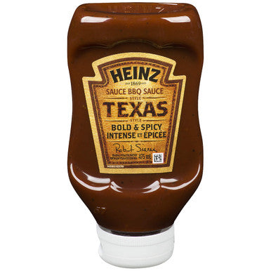 HEINZ BBQ Sauce, Bold and Spicy Texas, 475ml, 1ct - {Imported from Canada}