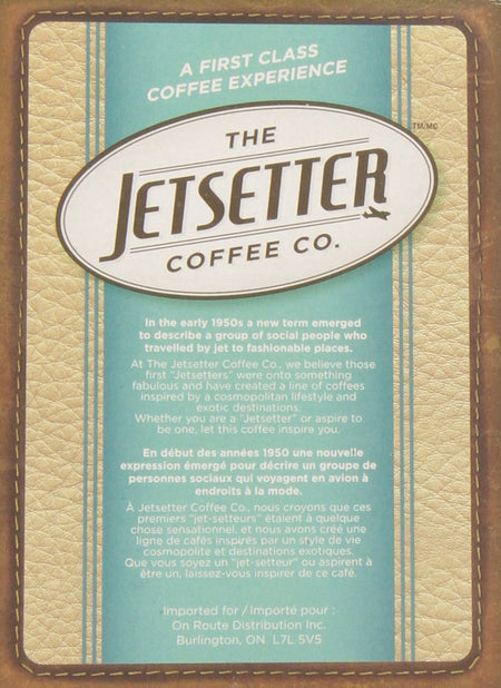 The Jetsetter Coffee, Breakfast on Board, 18ct, 171g Keurig {Imported from Canada}