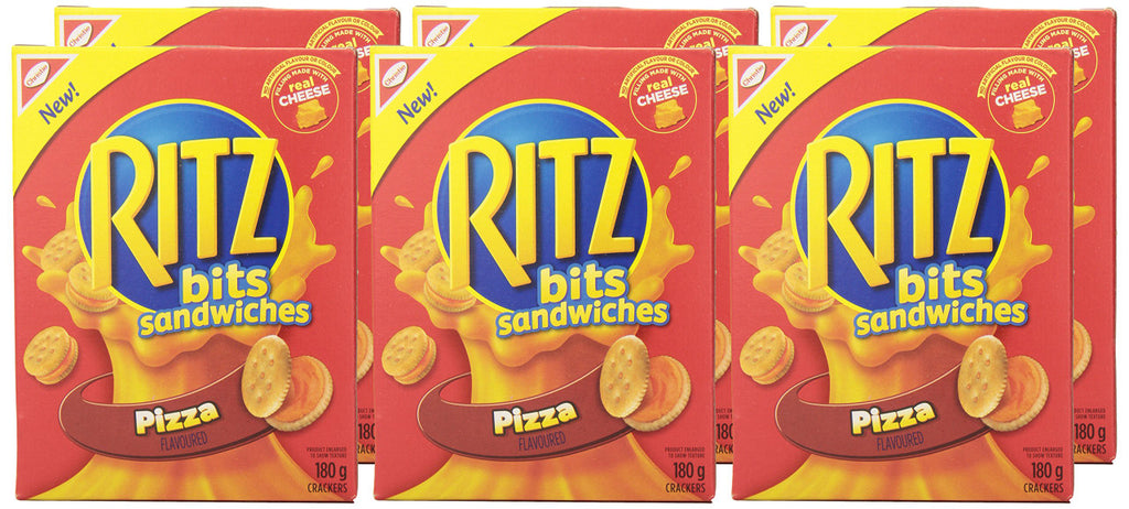 Ritz Bits Pizza Crackers 180g/6.34 oz., (6 pack) {Imported from Canada}