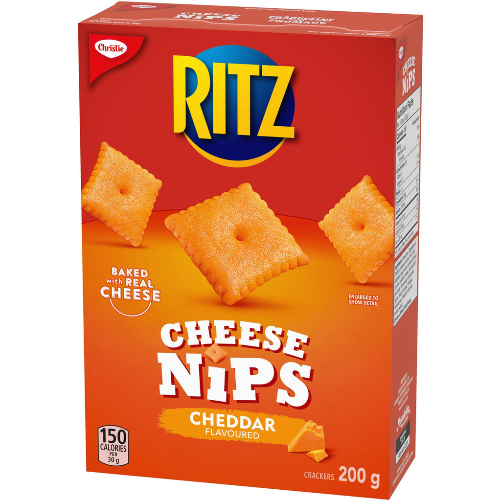 Christie Ritz Cheese Nips Crackers, 200g/7.1oz {Imported from Canada}